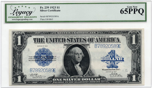 FR 239 1923 $1 Silver Certificate SCARCE