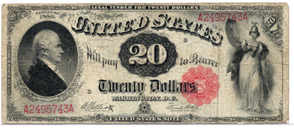 FR 147 1880 $20 Legal Tender