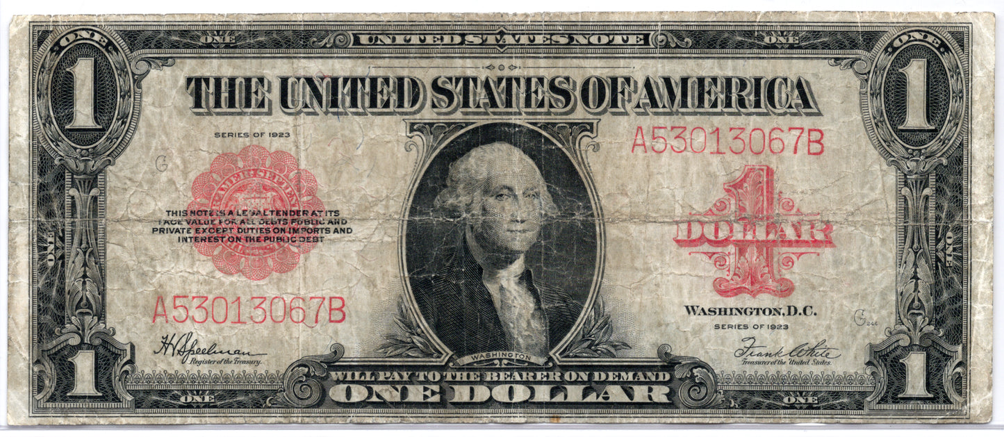 FR 40 1923 $1 Legal Tender