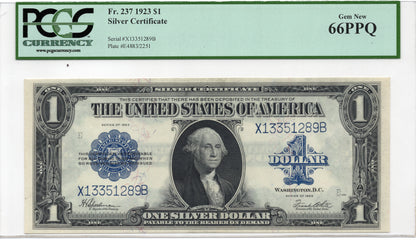 FR 237 1923 $1 Silver Certificate