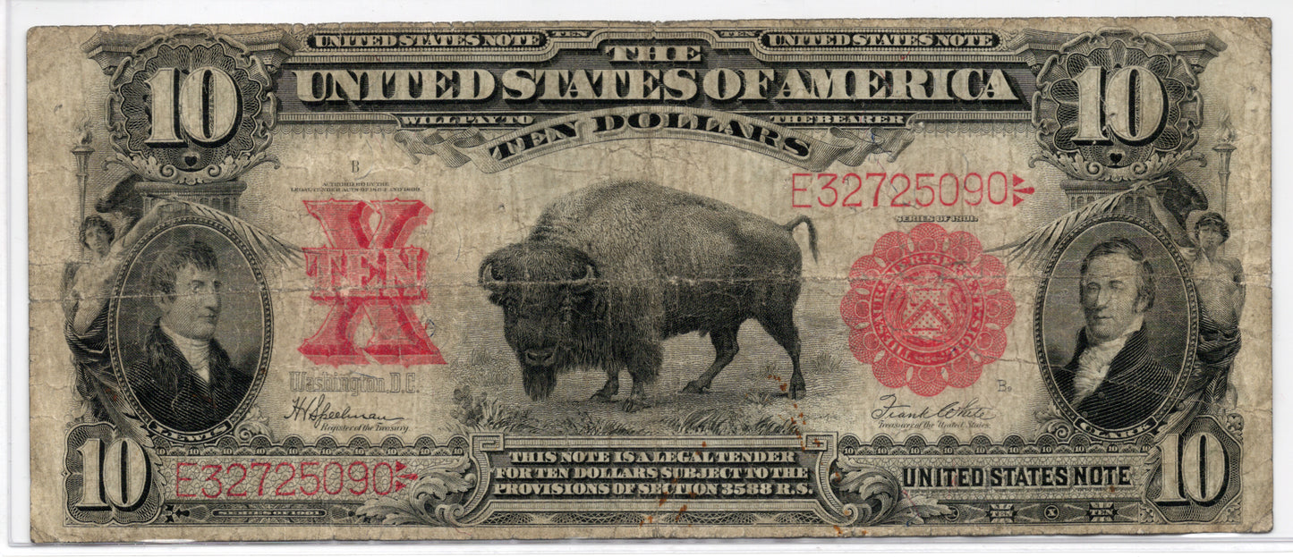 FR 122 1901 $10 Legal Tender