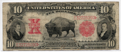 FR 122 1901 $10 Legal Tender