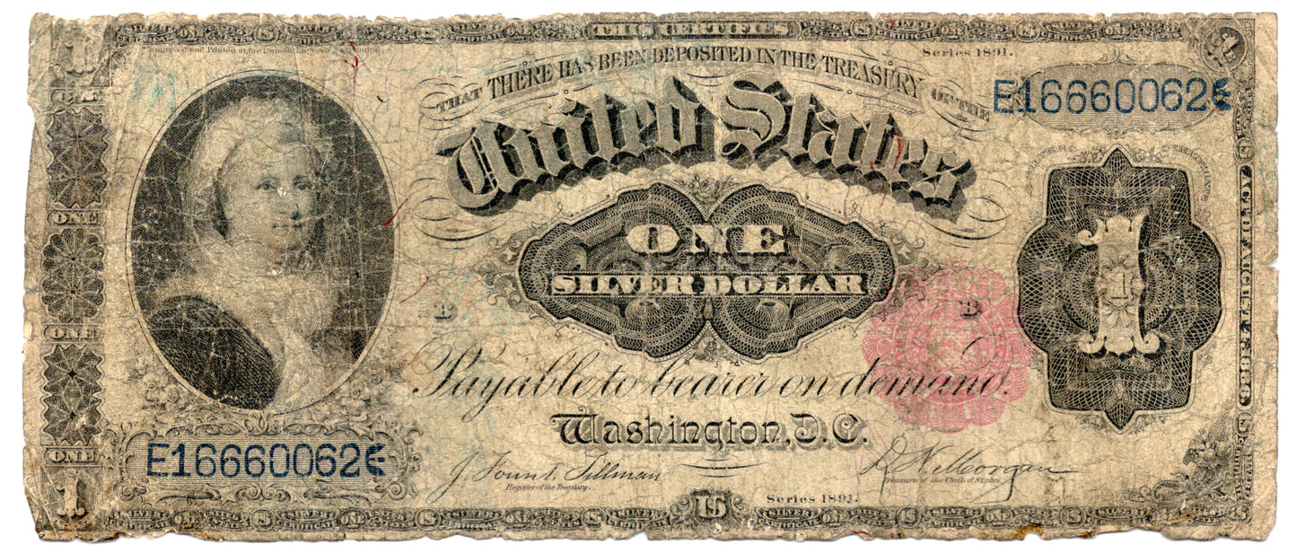 FR 223 1891 $1 Silver Certificate