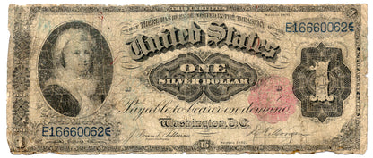 FR 223 1891 $1 Silver Certificate