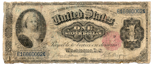 FR 223 1891 $1 Silver Certificate