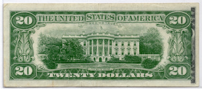 1963A $20 FRN Partial Offset Transfer ERROR