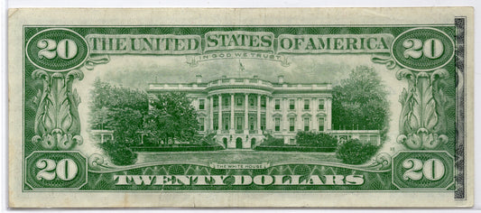 1963A $20 FRN Partial Offset Transfer ERROR