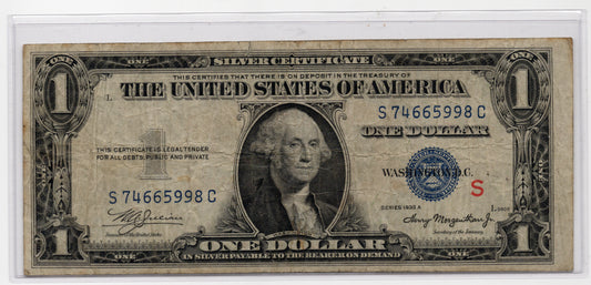 FR 1610 1935A $1 Silver Certificate Experimental S