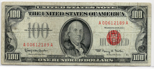 FR 1550 1966 $100 Legal Tender Note