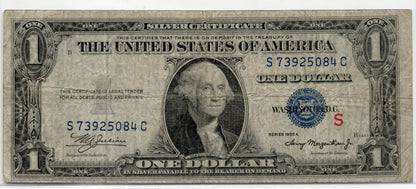 FR 1610 1935A $1 Silver Certificate Experimental S