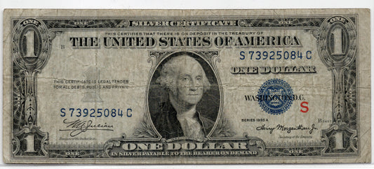 FR 1610 1935A $1 Silver Certificate Experimental S