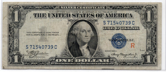 FR 1609 1935A $1 Silver Certificate Experimental R