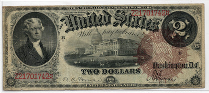 FR 52 1880 $2 Legal Tender