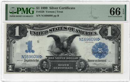 FR 228 1899 $1 Silver Certificate "Black Eagle"