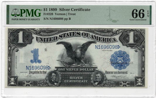 FR 228 1899 $1 Silver Certificate "Black Eagle"