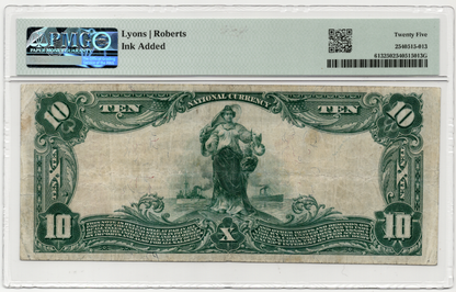 FR 613 1902 $10 Mercantile NB of the City New York, New York Red Seal CH# 1067