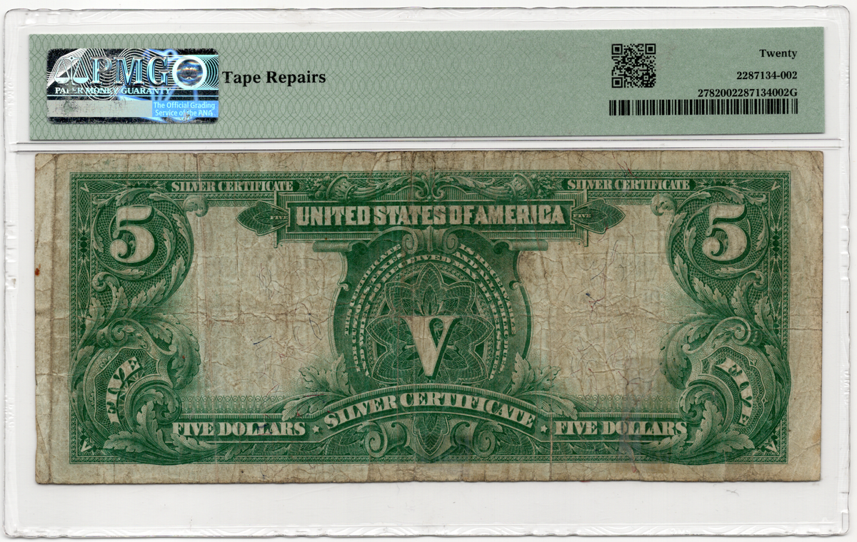 FR 278 1899 $5 Silver Certificate "Chief"