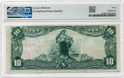 FR 613 1902 $10 Arcadia NB of Newark, New York Red Seal CH# 6802