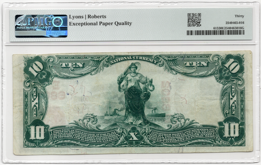 FR 613 1902 $10 Arcadia NB of Newark, New York Red Seal CH# 6802