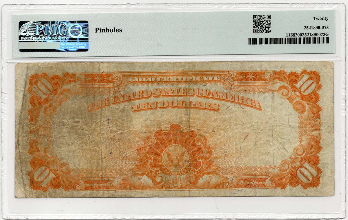 FR 1168 1907 $10 Gold Certificate