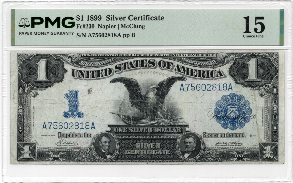 FR 230 1899 $1 Silver Certificate