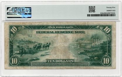 FR 919a 1914 $10 Federal Reserve Note Cleveland