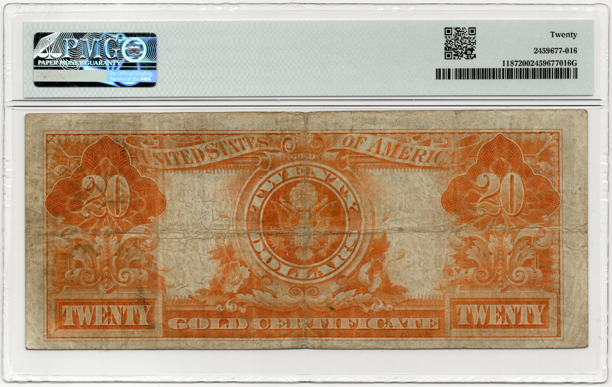 FR 1187 1922 $20 Gold Certificate