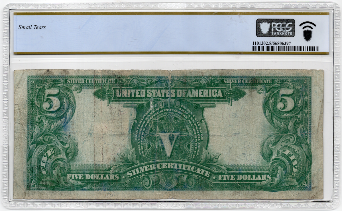 FR 275 1899 $5 Silver Certificate "Chief"