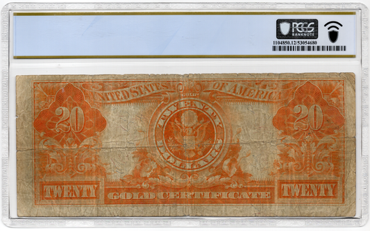 FR 1187 1922 $20 Gold Certificate