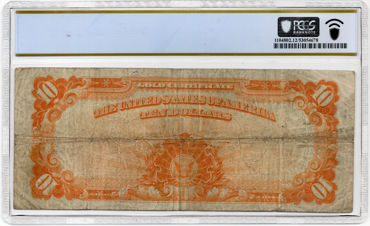 FR 1173 1922 $10 Gold Certificate