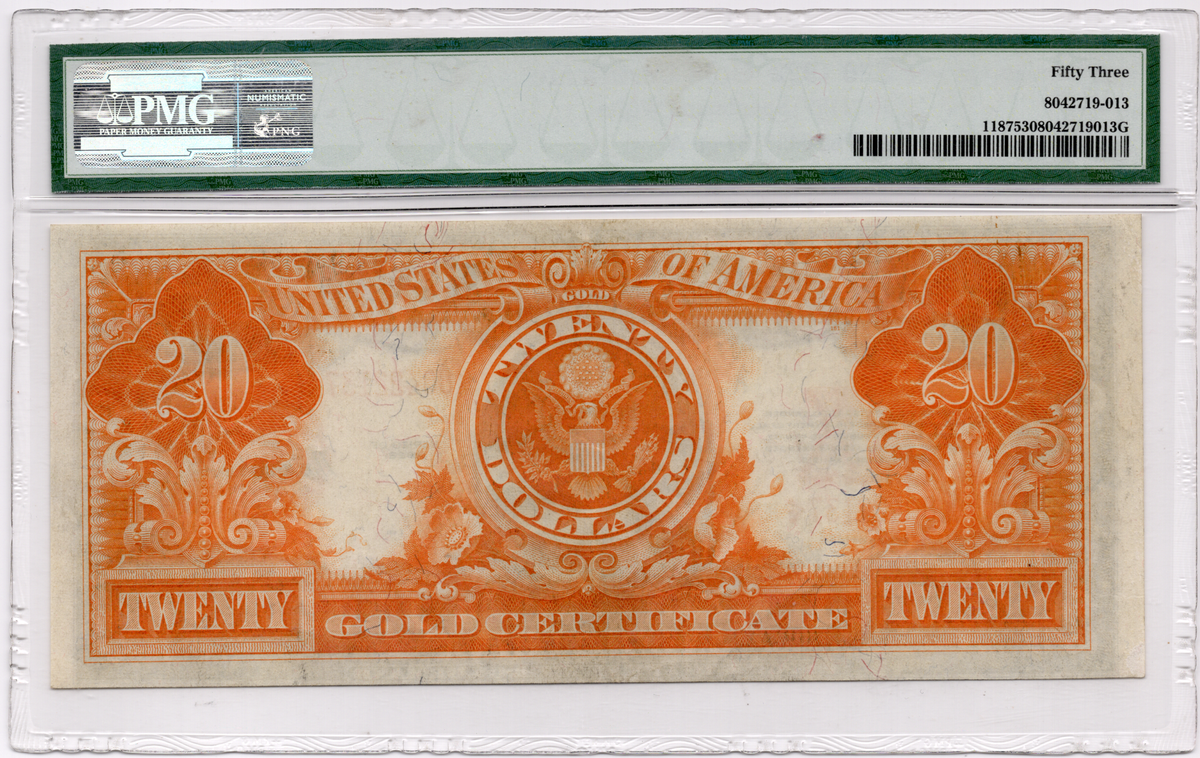 FR 1187 1922 $20 Gold Certificate