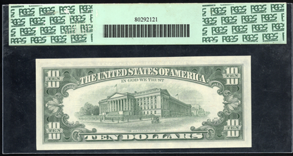 FR 2023-G 1977 $10 FRN PARTIAL BACK to FACE ERROR