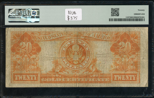 Fr 1187 1922 $20 Gold Certificate PMG 20 VF