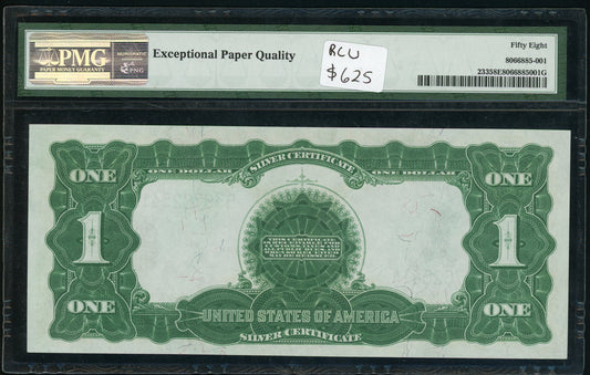 Fr 233 1899 $1 Silver Certificate Black Eagle PMG 58 Choice About UNC EPQ
