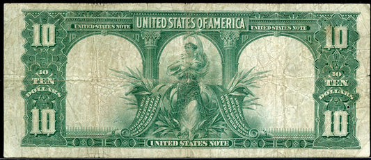 1901 $10 Legal Tender Bison