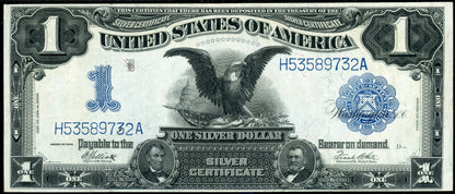 Fr 235 1899 $1 Silver Certificate Black Eagle