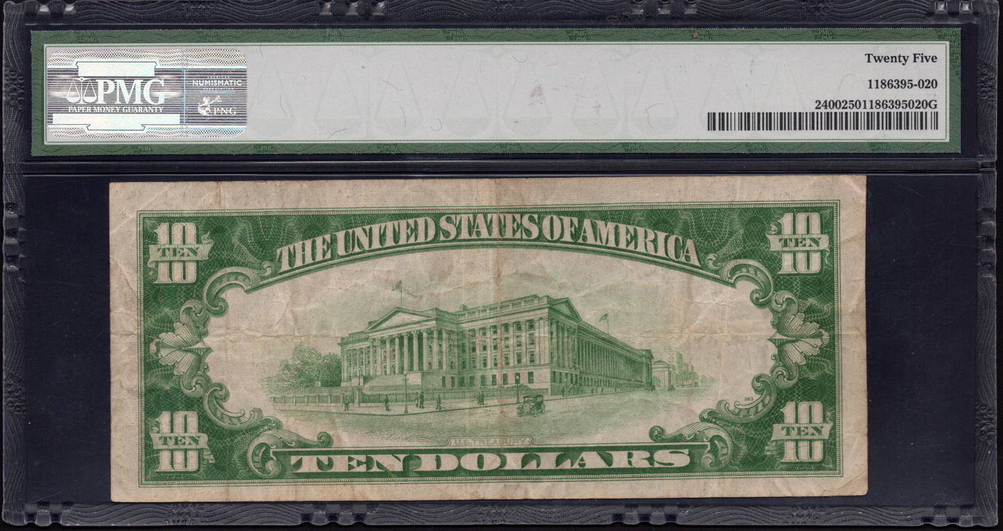 FR 2400 1928 $10 Gold Certificate