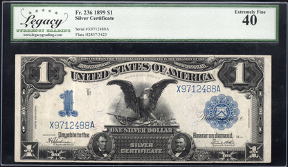 FR 236 1899 $1 Silver Certificate "Black Eagle"