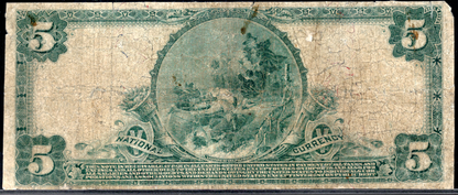 1902 $5 Mechanics American NB of St. Louis, Missouri RED SEAL CH # 7716