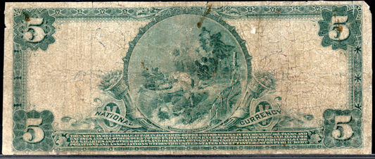 1902 $5 Mechanics American NB of St. Louis, Missouri RED SEAL CH # 7716