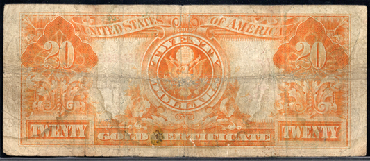 1922 $20 Gold Certificate