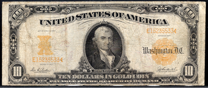 FR 1171 1907 $10 Gold Certificate
