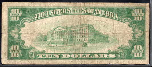 1929 $10 NB of Commerce of Milwaukee, Wisconsin CH # 6853