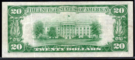 1929 $20 Bank of America National Trust and Savings Association San Francisco, California CH # 13044