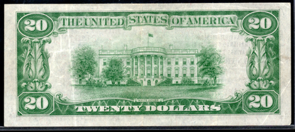 1929 $20 Bank of America National Trust and Savings Association San Francisco, California CH # 13044