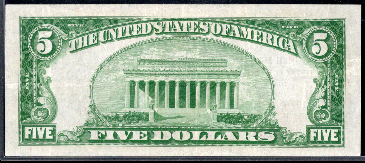1929 $5 Citizens NB of Chicago Heights, Illinois CH # 13373 Type 2 SCARCE