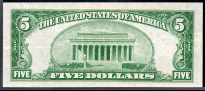 1929 $5 Citizens NB of Chicago Heights, Illinois CH # 13373 Type 2 SCARCE