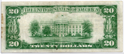 1929 $20 First Wisconsin NB Milwaukee Wisconsin CH # 64
