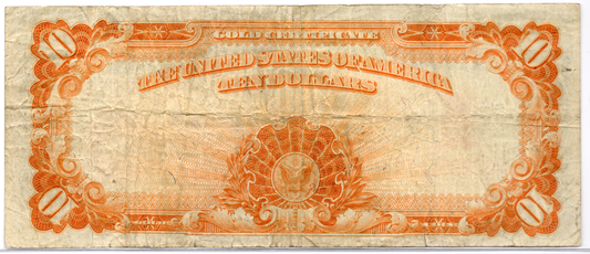 1922 $10 Gold Certificate