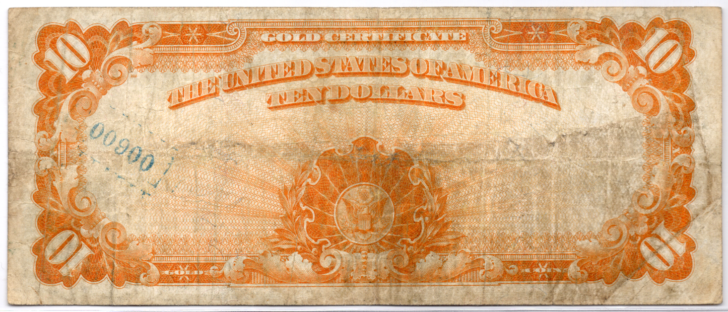 1922 $10 Gold Certificate